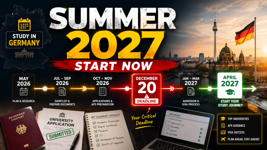 Summer Intake 2027 Germany: Your Complete Roadmap